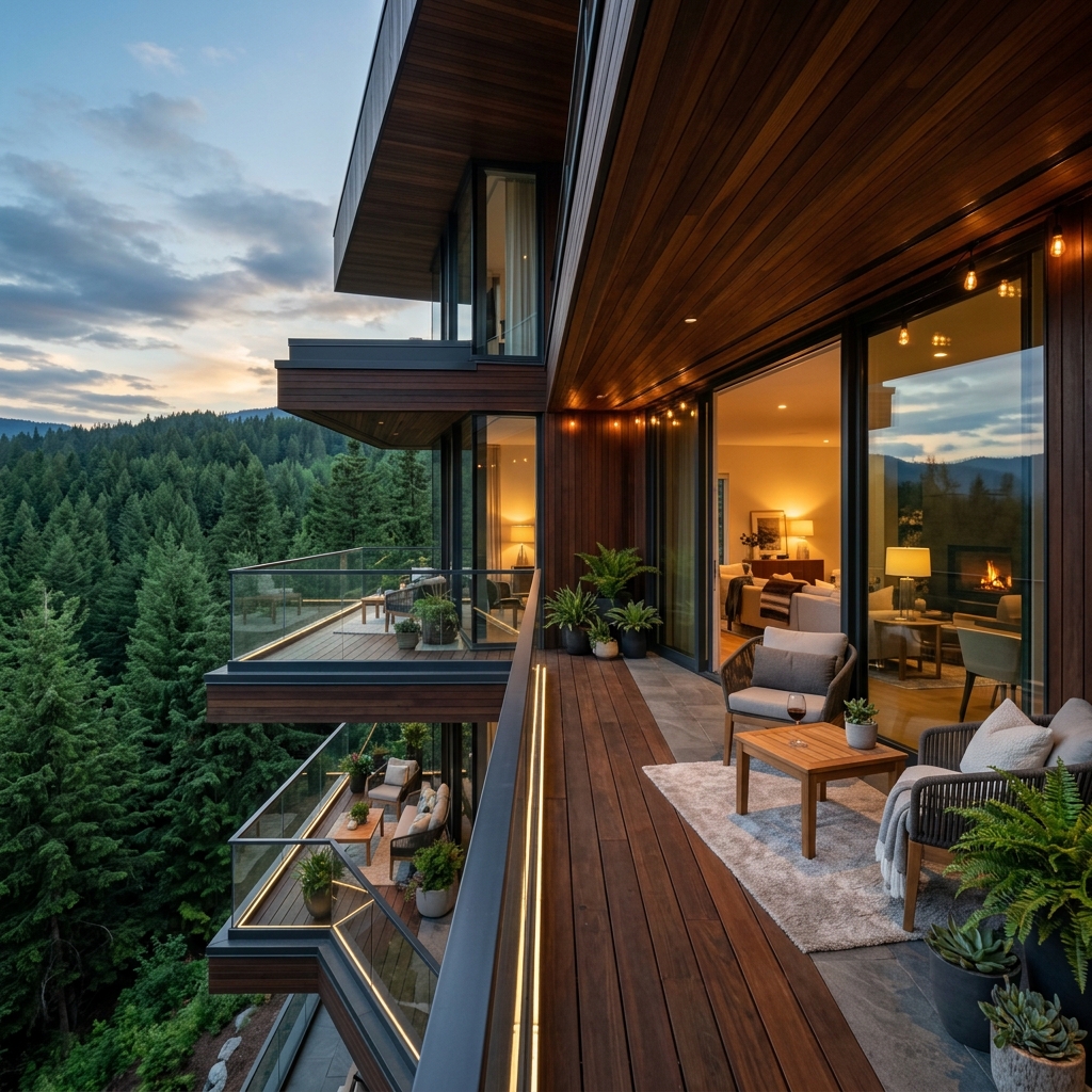 Luxury Forest Wood Suite View