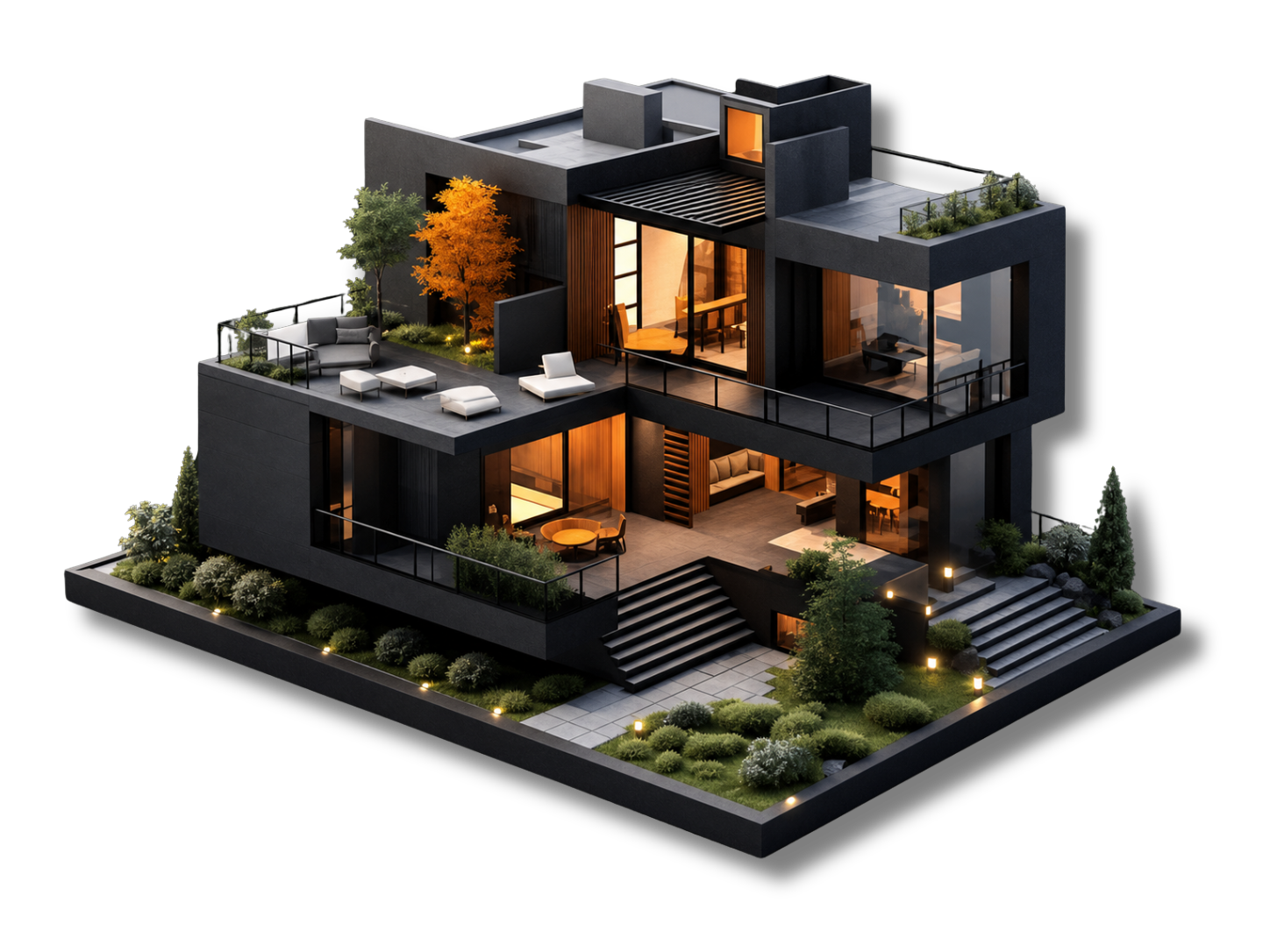 Surendra Select Isometric Building Render